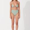 Swim Zulu & Zephyr | Myrtle Pinstripe Waisted Full Brief