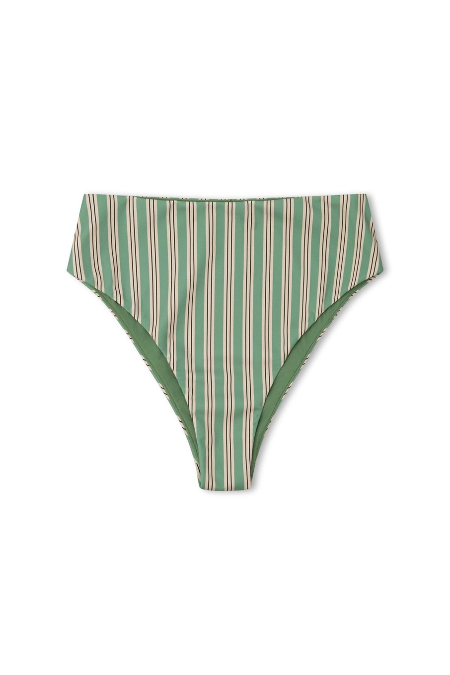 Swim Zulu & Zephyr | Myrtle Pinstripe Waisted Full Brief