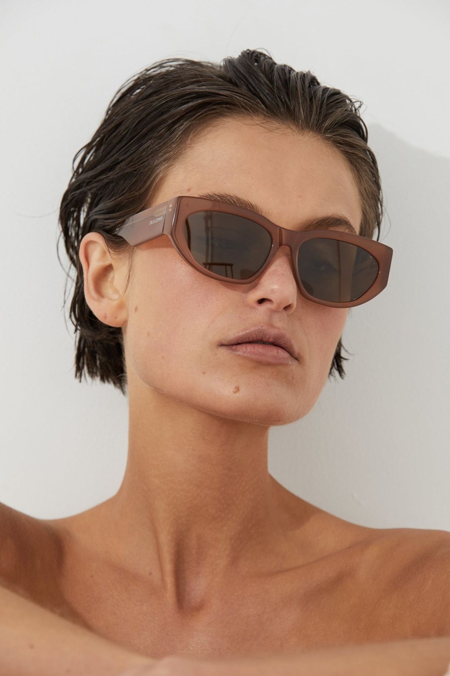 Accessories Zulu & Zephyr | Zulu & Zephyr X Local Supply - Oval Sunglasses - Dune