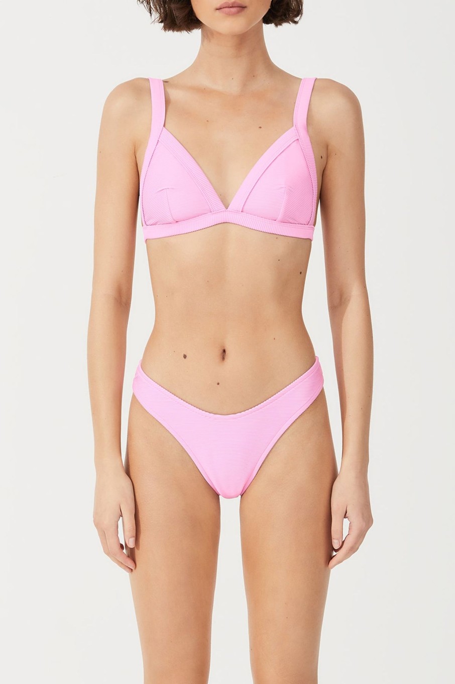 Swim Zulu & Zephyr | Signature Harness Top - Sea Pink