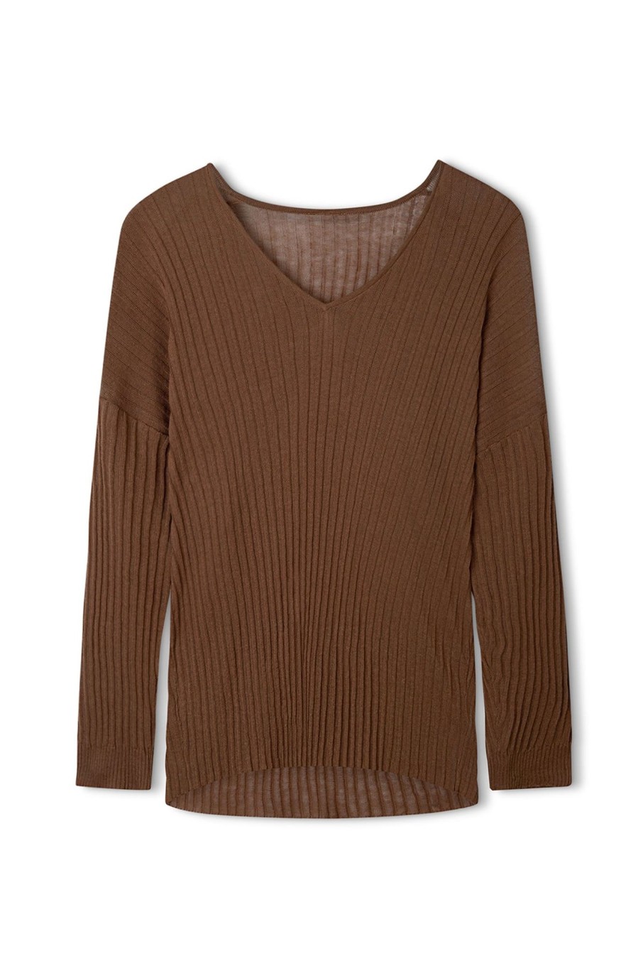 Apparel Zulu & Zephyr | Ribbed Knit Top - Earth