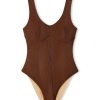 Swim Zulu & Zephyr | Signature Bralette One Piece - Acorn