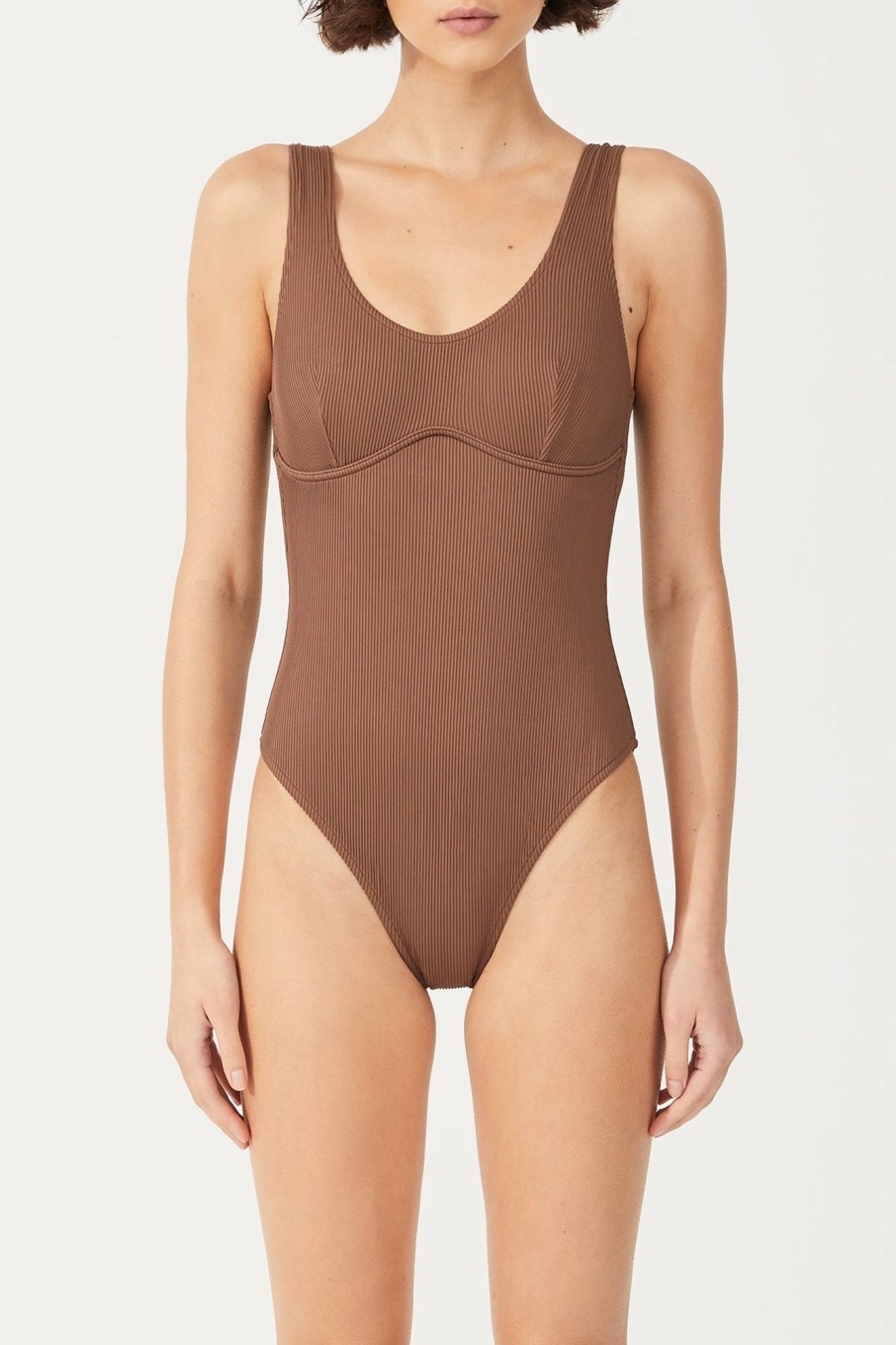 Swim Zulu & Zephyr | Signature Bralette One Piece - Acorn