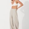 Apparel Zulu & Zephyr | Husk Contrast Linen Pant