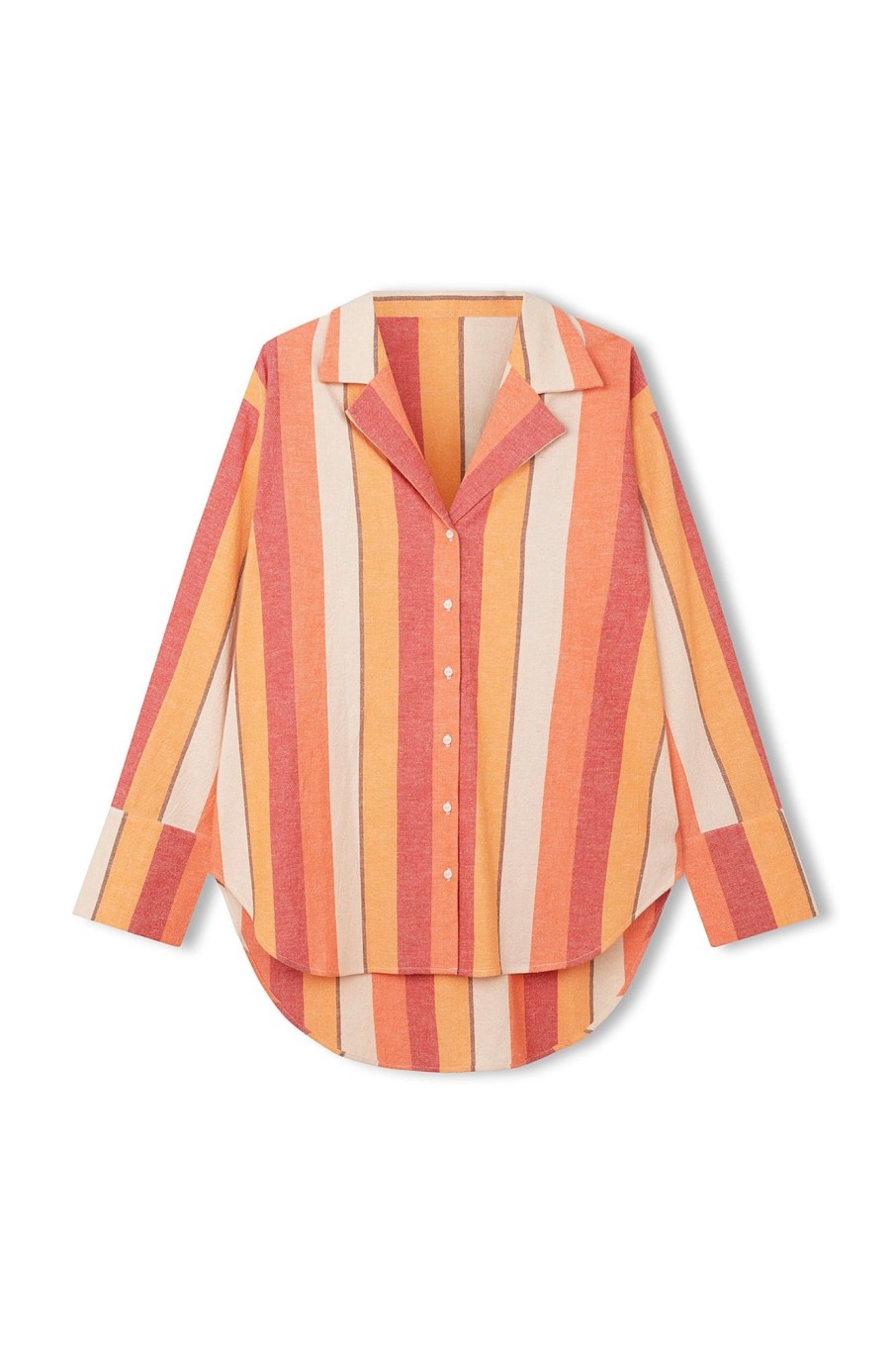 Apparel Zulu & Zephyr | Sun Stripe Organic Cotton Shirt