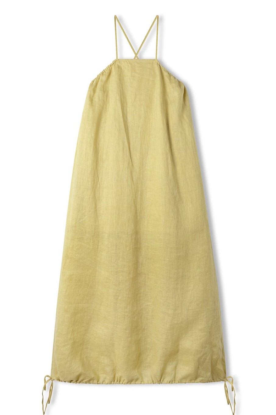 Apparel Zulu & Zephyr | Citrus Linen Drawcord Dress