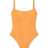 Swim Zulu & Zephyr | Signature Simple One Piece - Tangerine