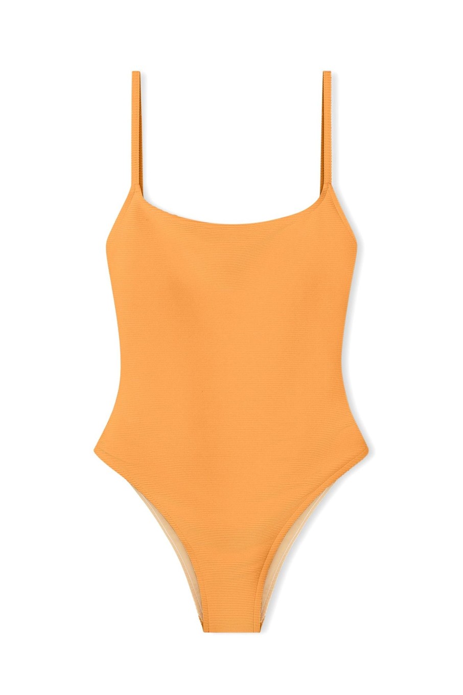 Swim Zulu & Zephyr | Signature Simple One Piece - Tangerine