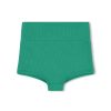 Swim Zulu & Zephyr | Mini Rib Logo Boy Short - Emerald