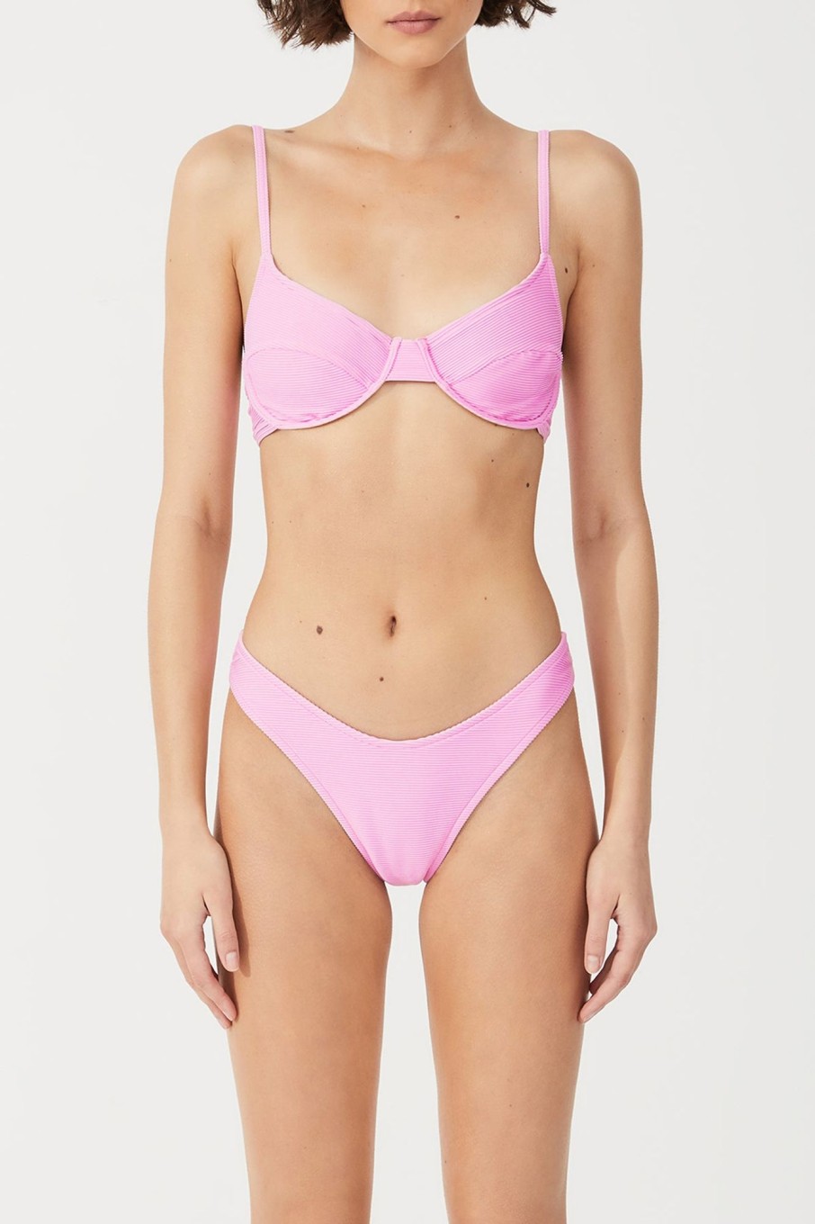 Swim Zulu & Zephyr | Signature Curve Brief - Sea Pink