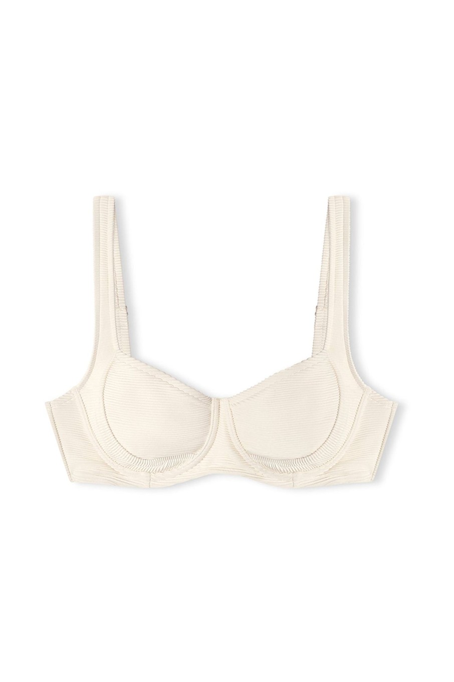 Swim Zulu & Zephyr | Signature Bra Cup Top - Coconut