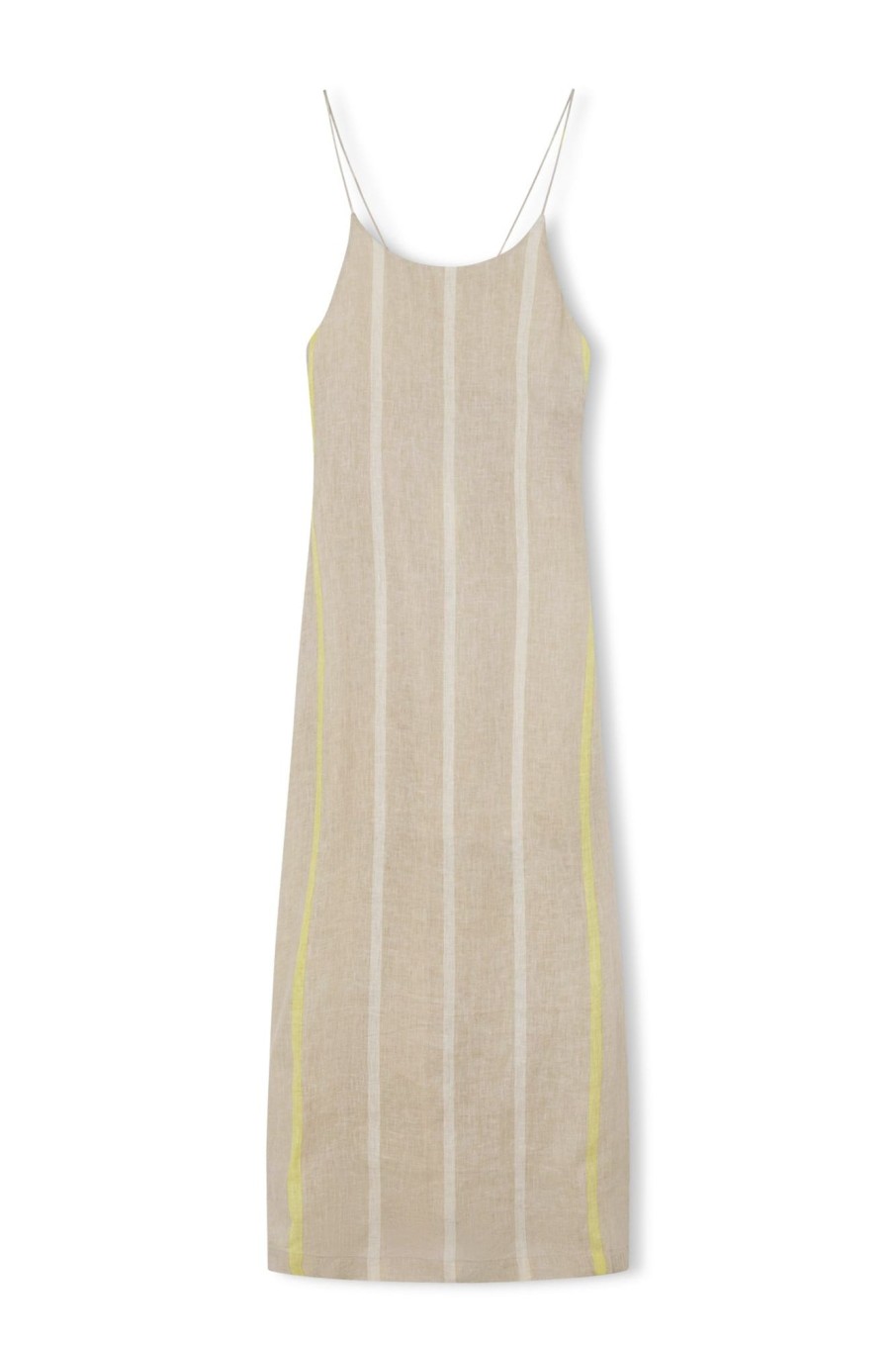 Apparel Zulu & Zephyr | Citrus Stripe Linen Dress