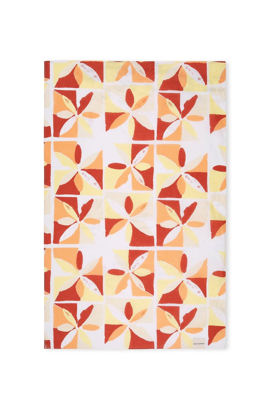 Accessories Zulu & Zephyr | Sunset Tile Linen Pareo