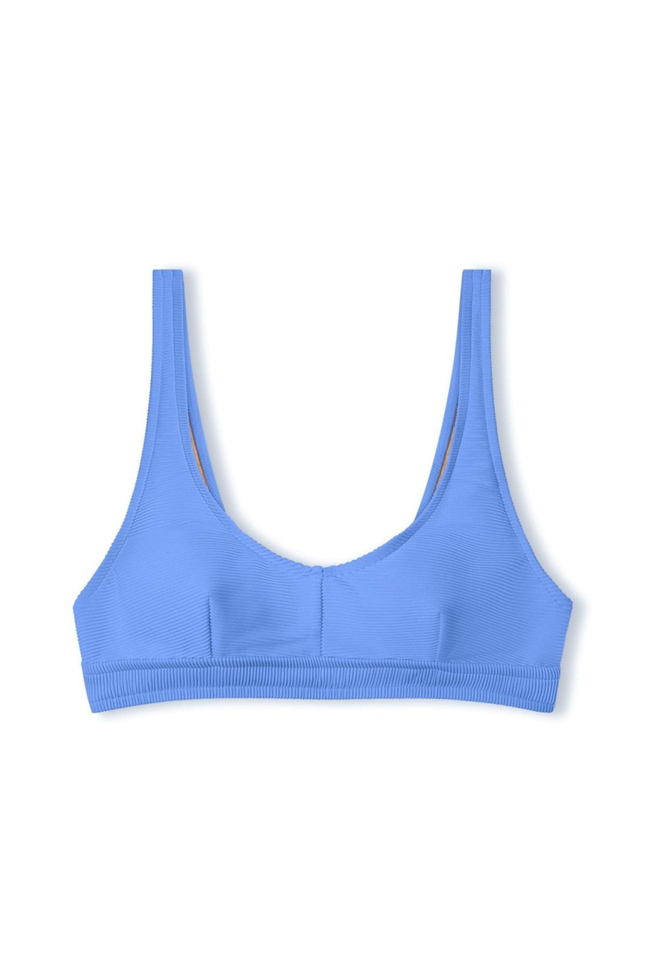 Swim Zulu & Zephyr | Signature Waistband Bralette Top - Bay Blue