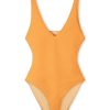 Swim Zulu & Zephyr | Signature Bikini One Piece - Tangerine