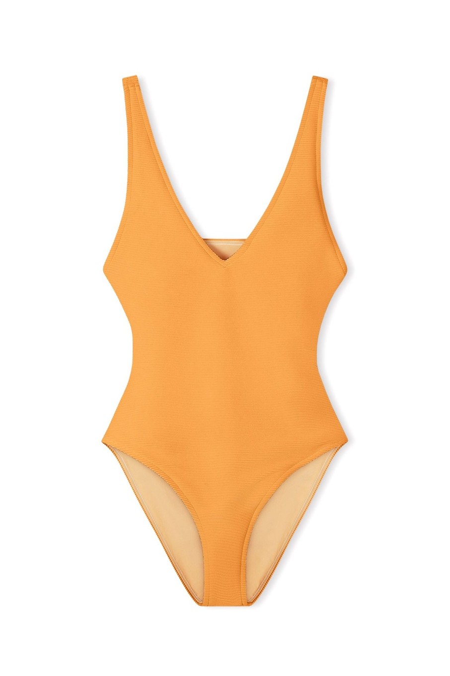 Swim Zulu & Zephyr | Signature Bikini One Piece - Tangerine