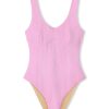 Swim Zulu & Zephyr | Signature Bralette One Piece - Sea Pink