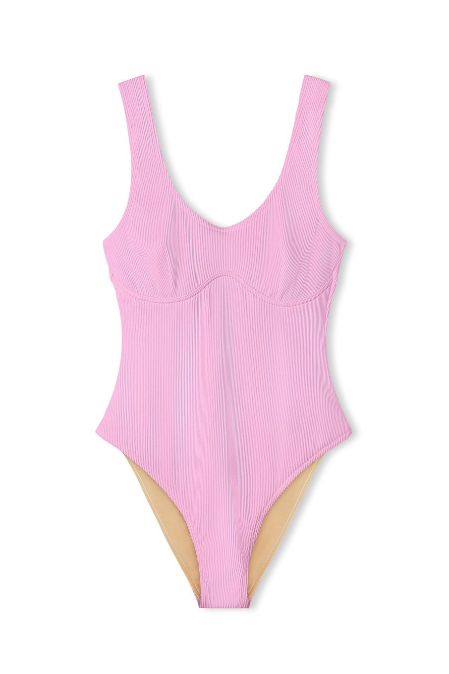 Swim Zulu & Zephyr | Signature Bralette One Piece - Sea Pink