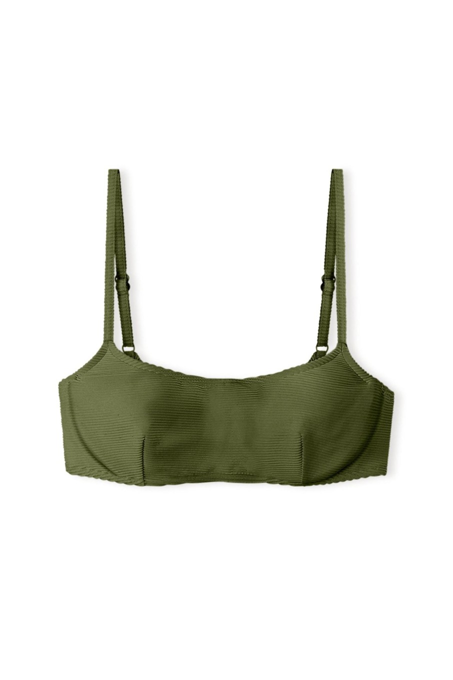 Swim Zulu & Zephyr | Signature Bralette Top - Khaki