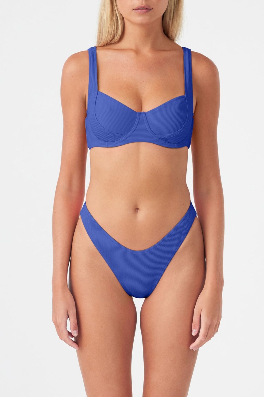 Swim Zulu & Zephyr | Signature Bra Cup Top - Deep Blue