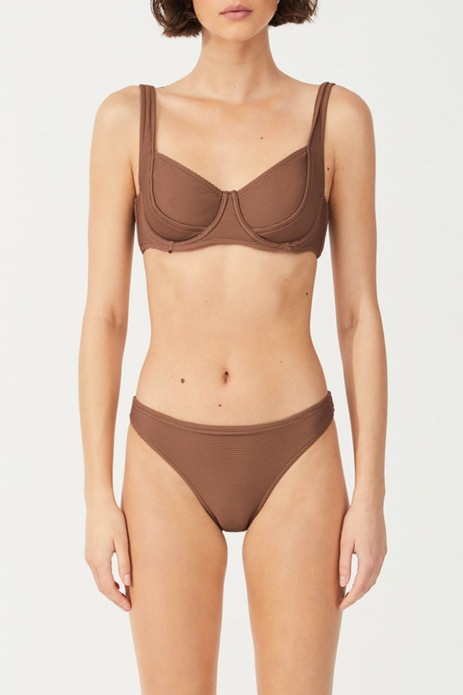 Swim Zulu & Zephyr | Signature Bra Cup Top - Acorn