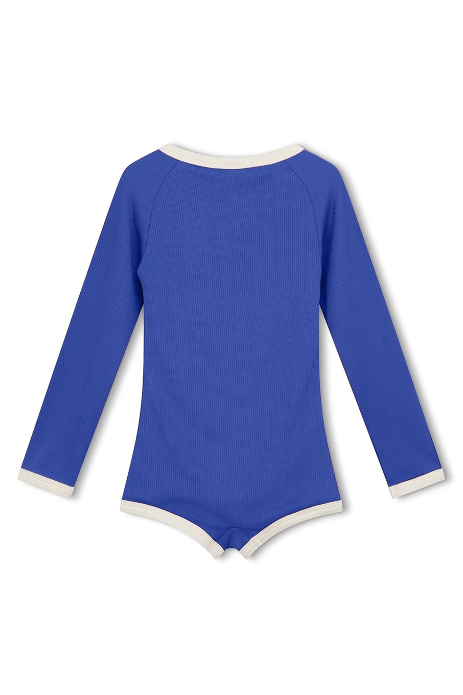 Swim Zulu & Zephyr | Mini Rib Rashie Onesie - Deep Blue