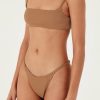 Swim Zulu & Zephyr | Almond Rib Curve Thong