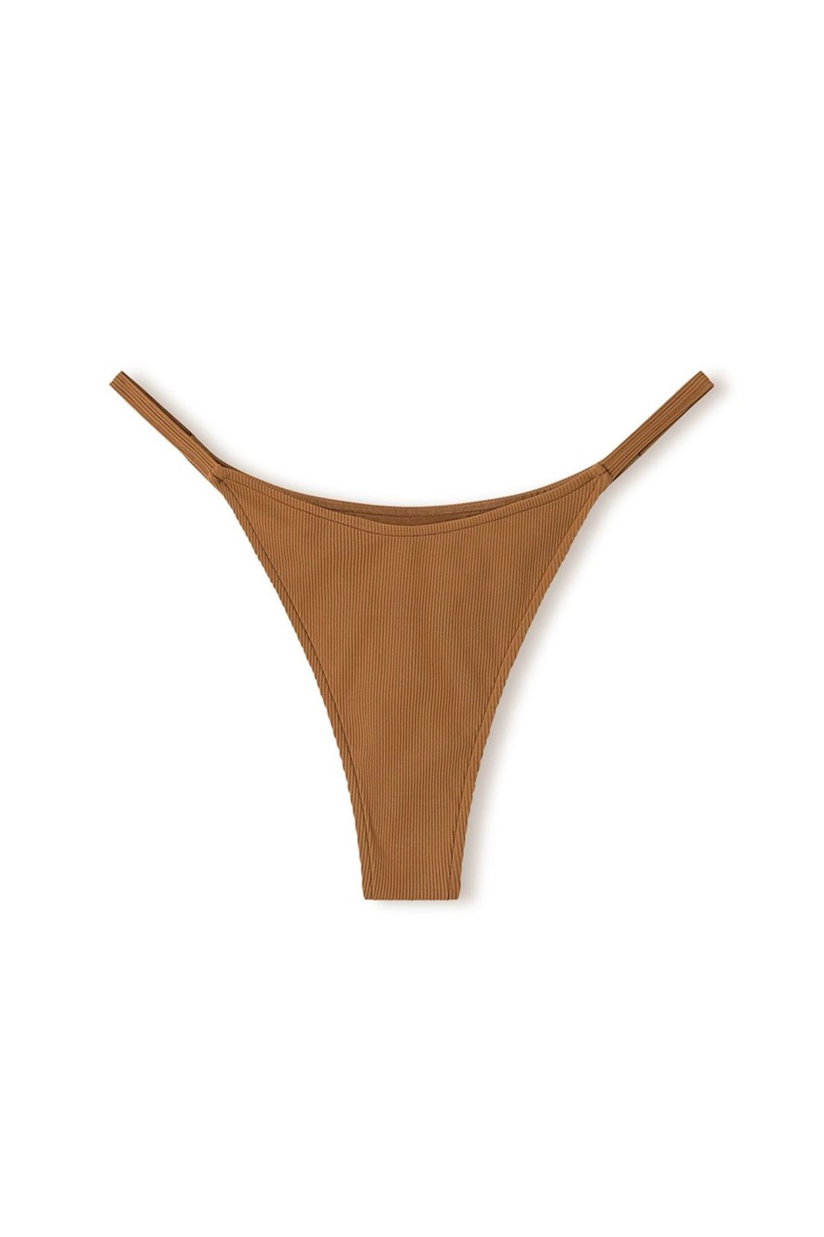 Swim Zulu & Zephyr | Almond Rib Curve Thong