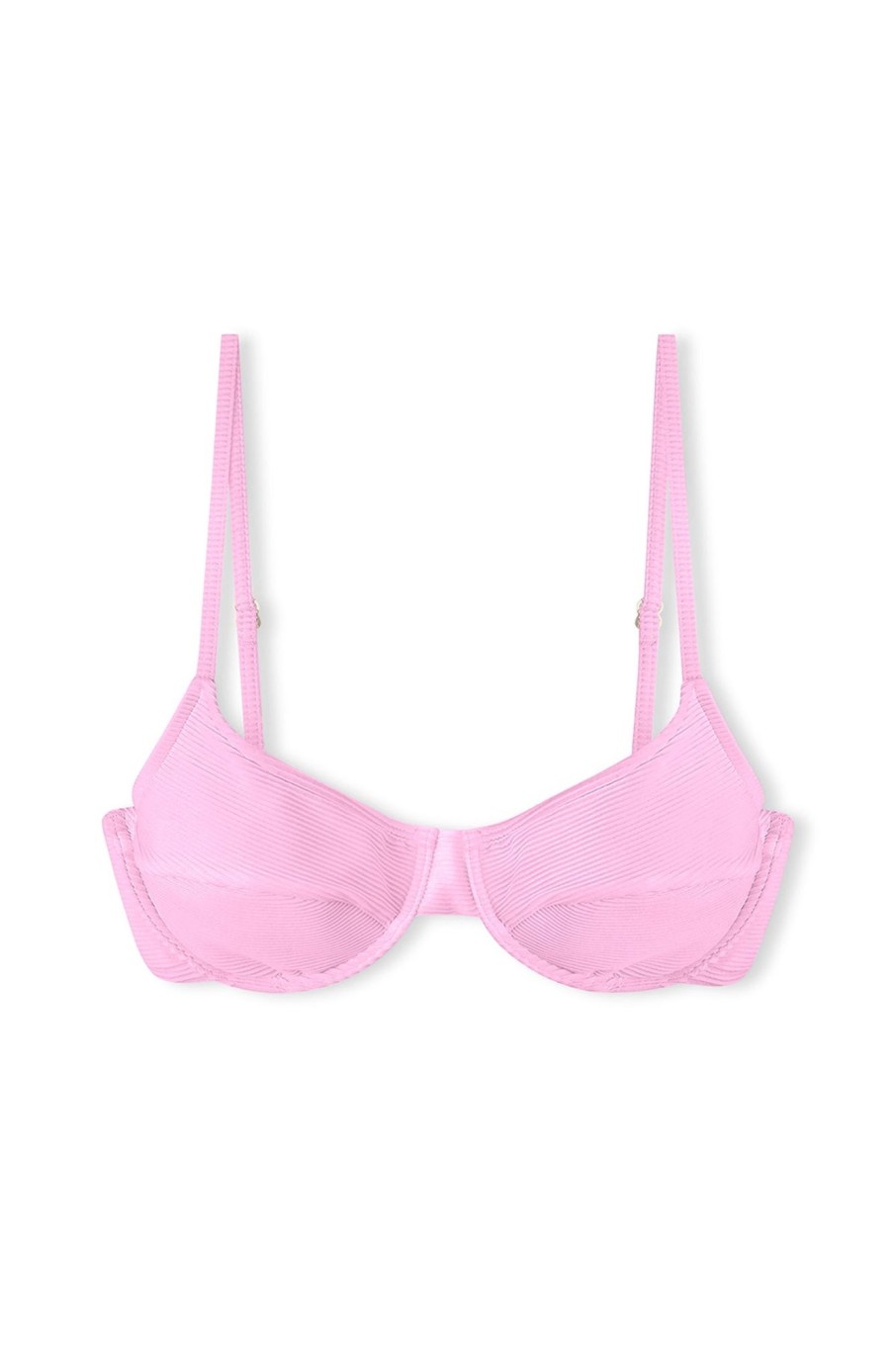 Swim Zulu & Zephyr | Signature Balconette Bra Cup Top - Sea Pink