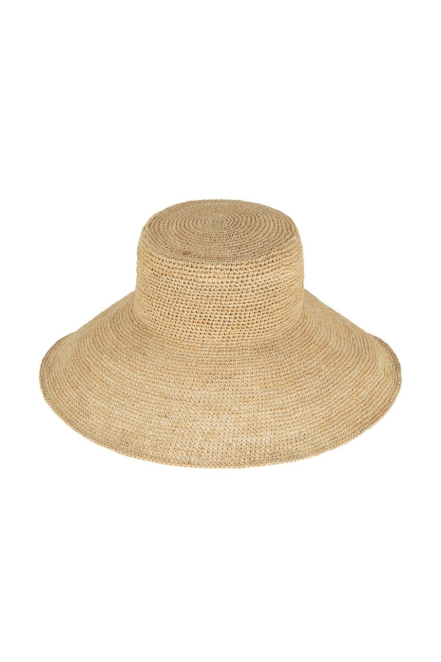 Accessories Zulu & Zephyr | Raffia Wide Brim Hat - Natural