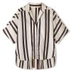 Apparel Zulu & Zephyr | Black & Bone Stripe Organic Cotton Shirt