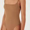 Swim Zulu & Zephyr | Almond Rib One Piece