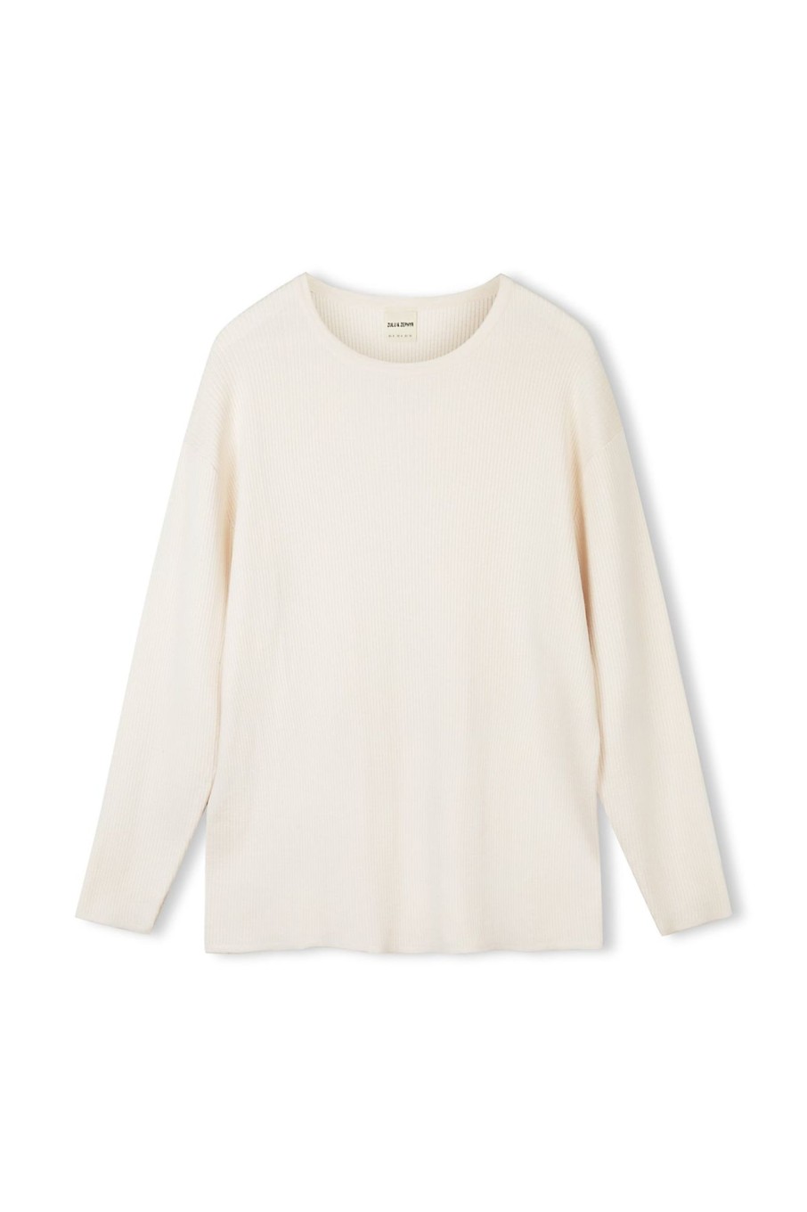 Apparel Zulu & Zephyr | Signature Rib Knit Top - Warm White