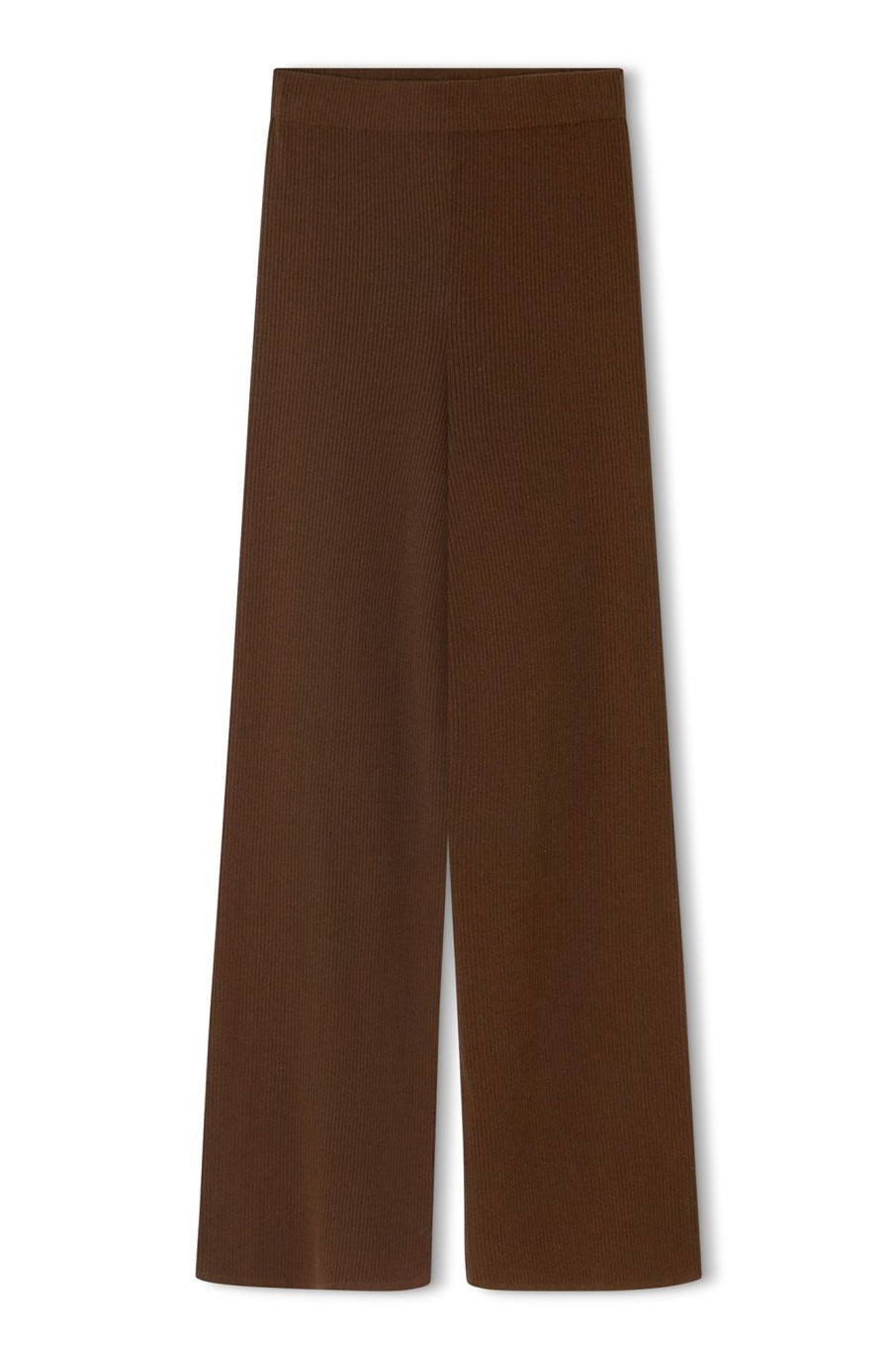 Apparel Zulu & Zephyr | Signature Rib Knit Pant - Chocolate