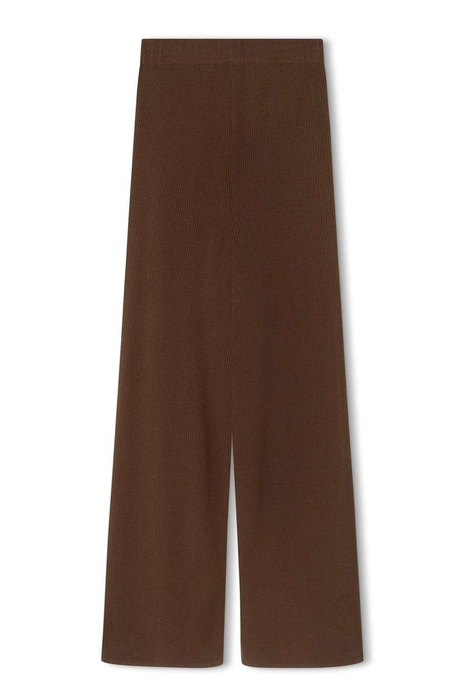 Apparel Zulu & Zephyr | Signature Rib Knit Pant - Chocolate