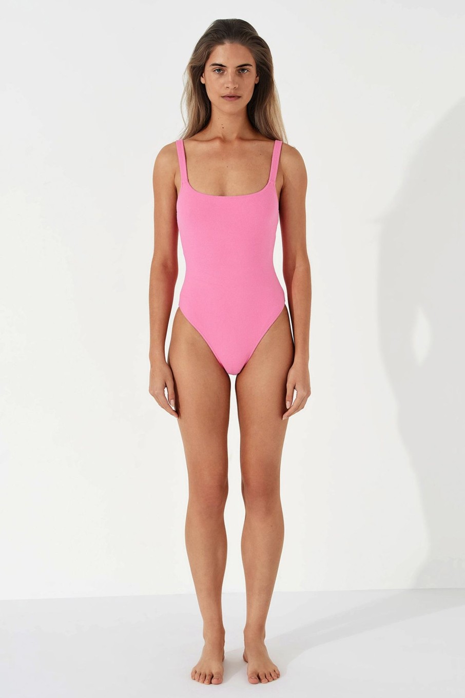 Swim Zulu & Zephyr | Guava Towelling One Piece