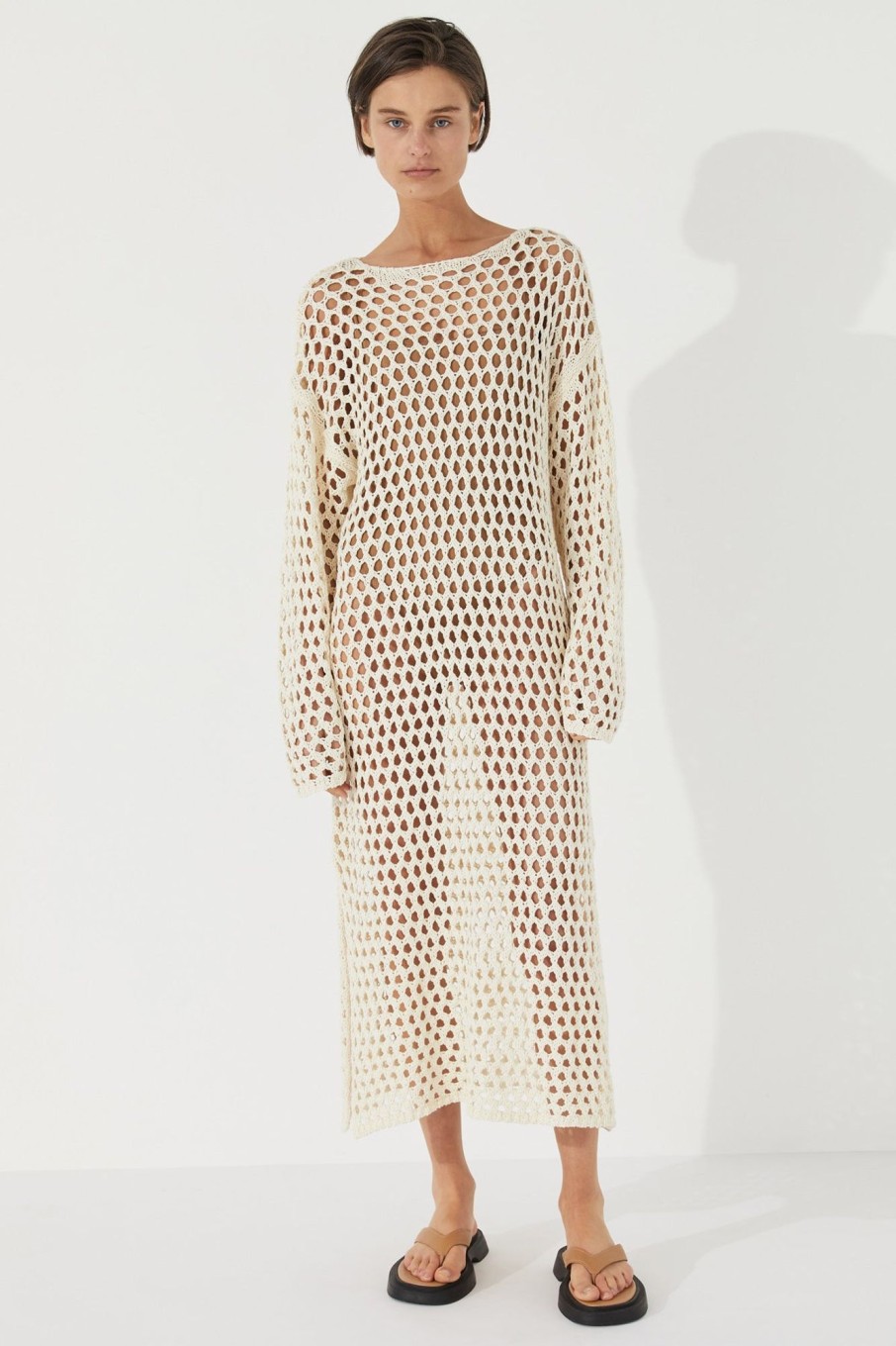 Apparel Zulu & Zephyr | Crochet Dress - Stone