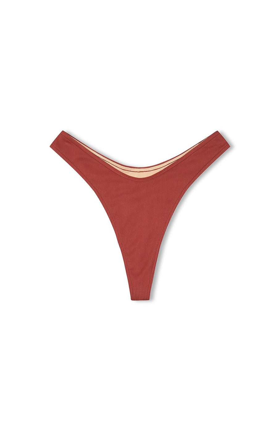 Swim Zulu & Zephyr | Signature Thong Brief - Earth Red