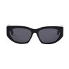 Accessories Zulu & Zephyr | Zulu & Zephyr X Local Supply - Oval Sunglasses - Black