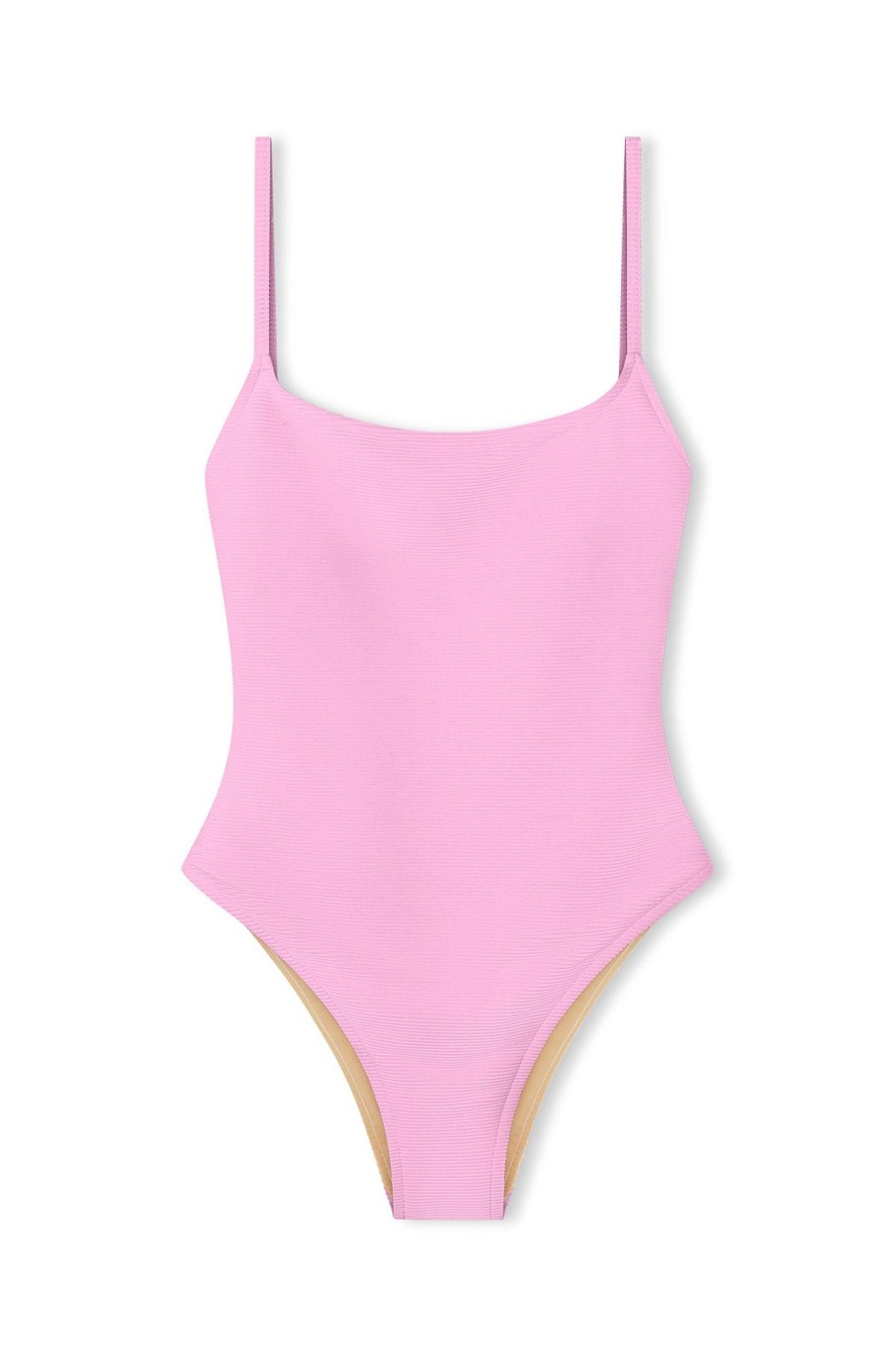 Swim Zulu & Zephyr | Signature Simple One Piece - Sea Pink