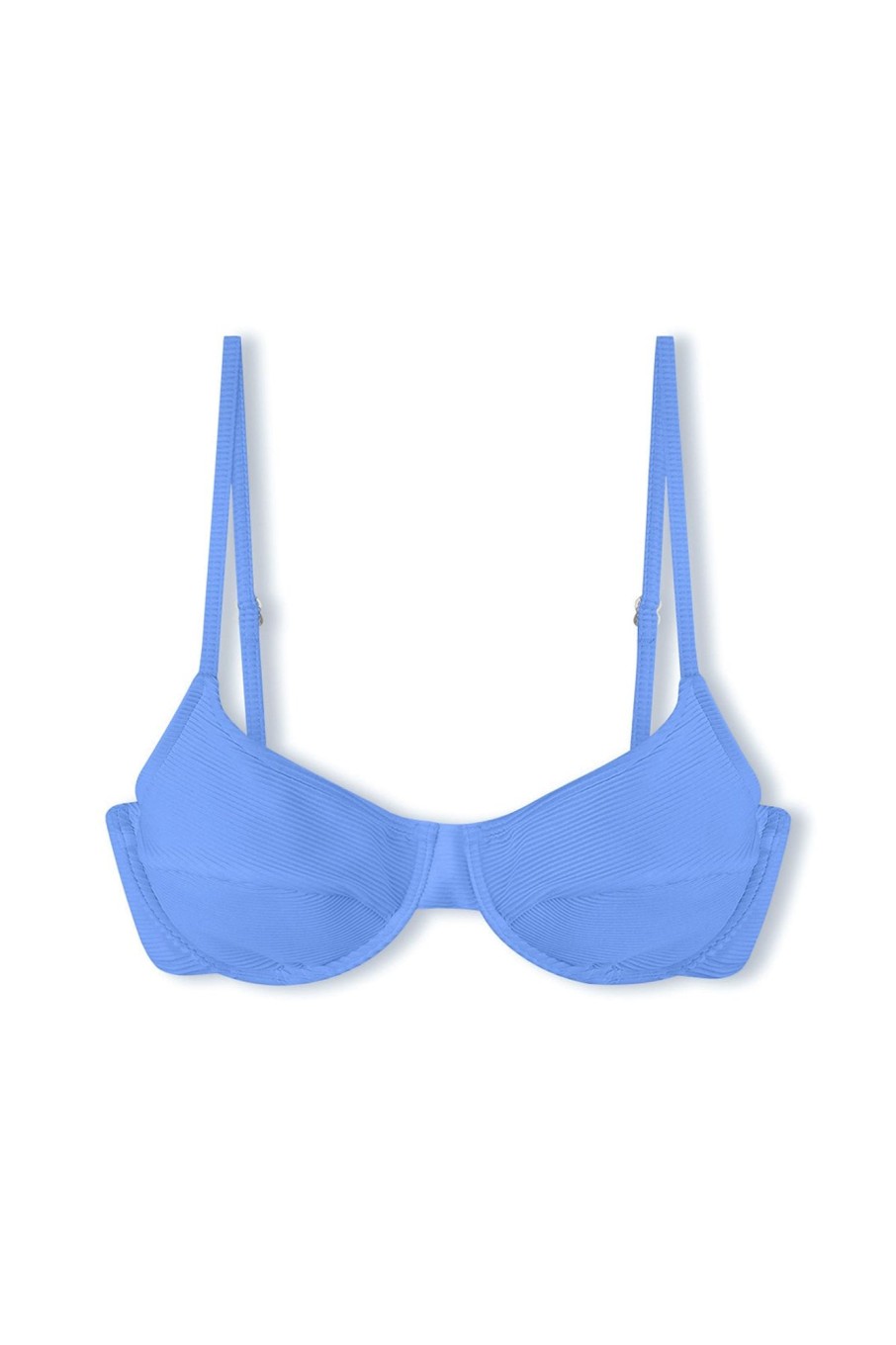 Swim Zulu & Zephyr | Signature Balconette Bra Cup Top - Bay Blue