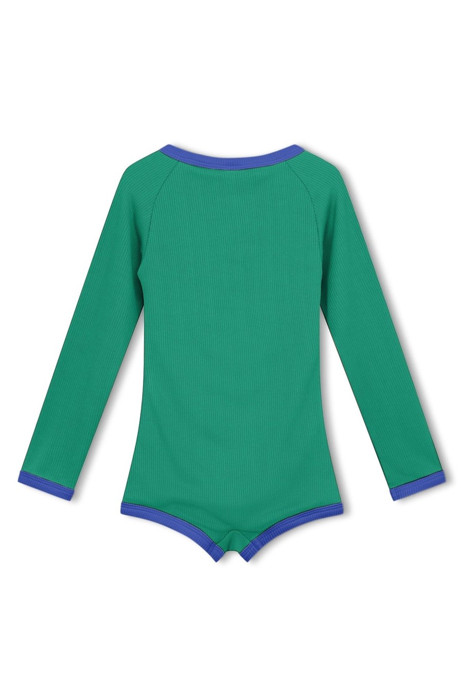 Swim Zulu & Zephyr | Mini Rib Rashie Onesie - Emerald