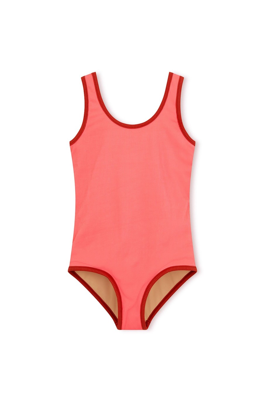 Swim Zulu & Zephyr | Mini Scoop One Piece - Coral