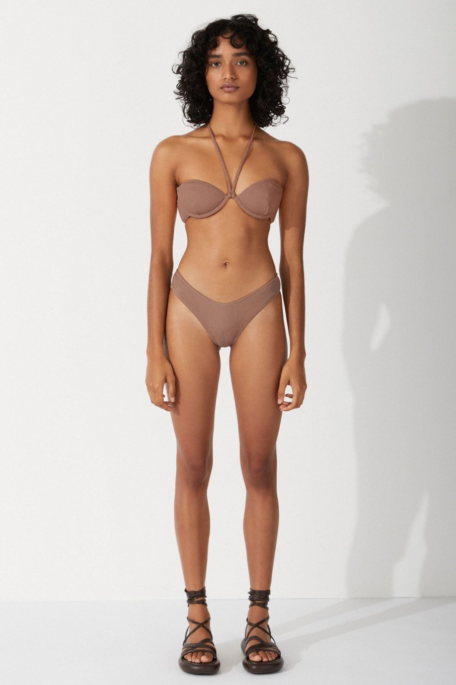 Swim Zulu & Zephyr | Chocolate Rib Curve Brief