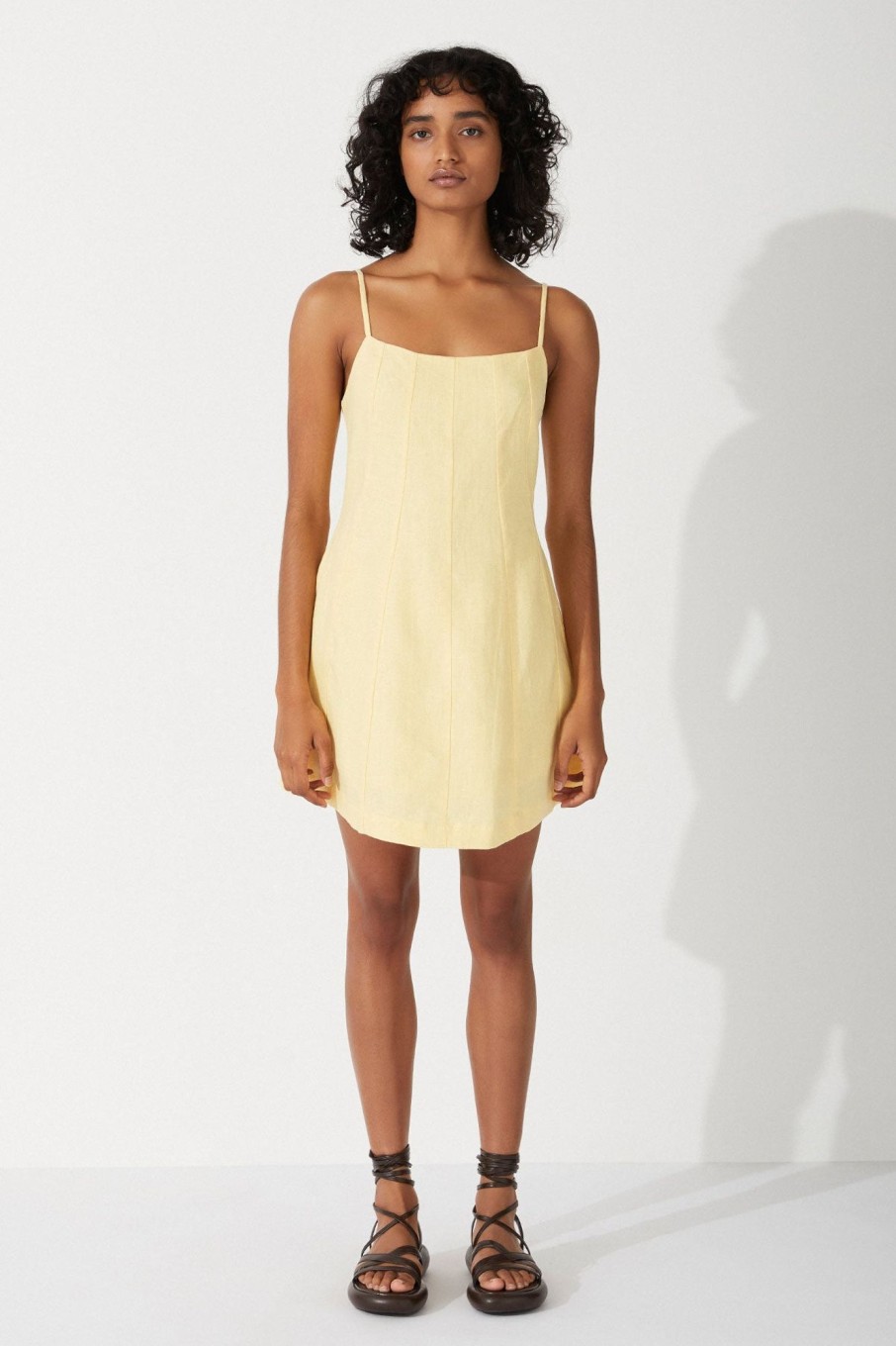 Apparel Zulu & Zephyr | Butter Panelled Linen Dress