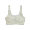 Apparel Zulu & Zephyr | Rib Crop Top - Coconut Stripe