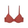 Swim Zulu & Zephyr | Signature Balconette Bra Cup Top - Earth Red