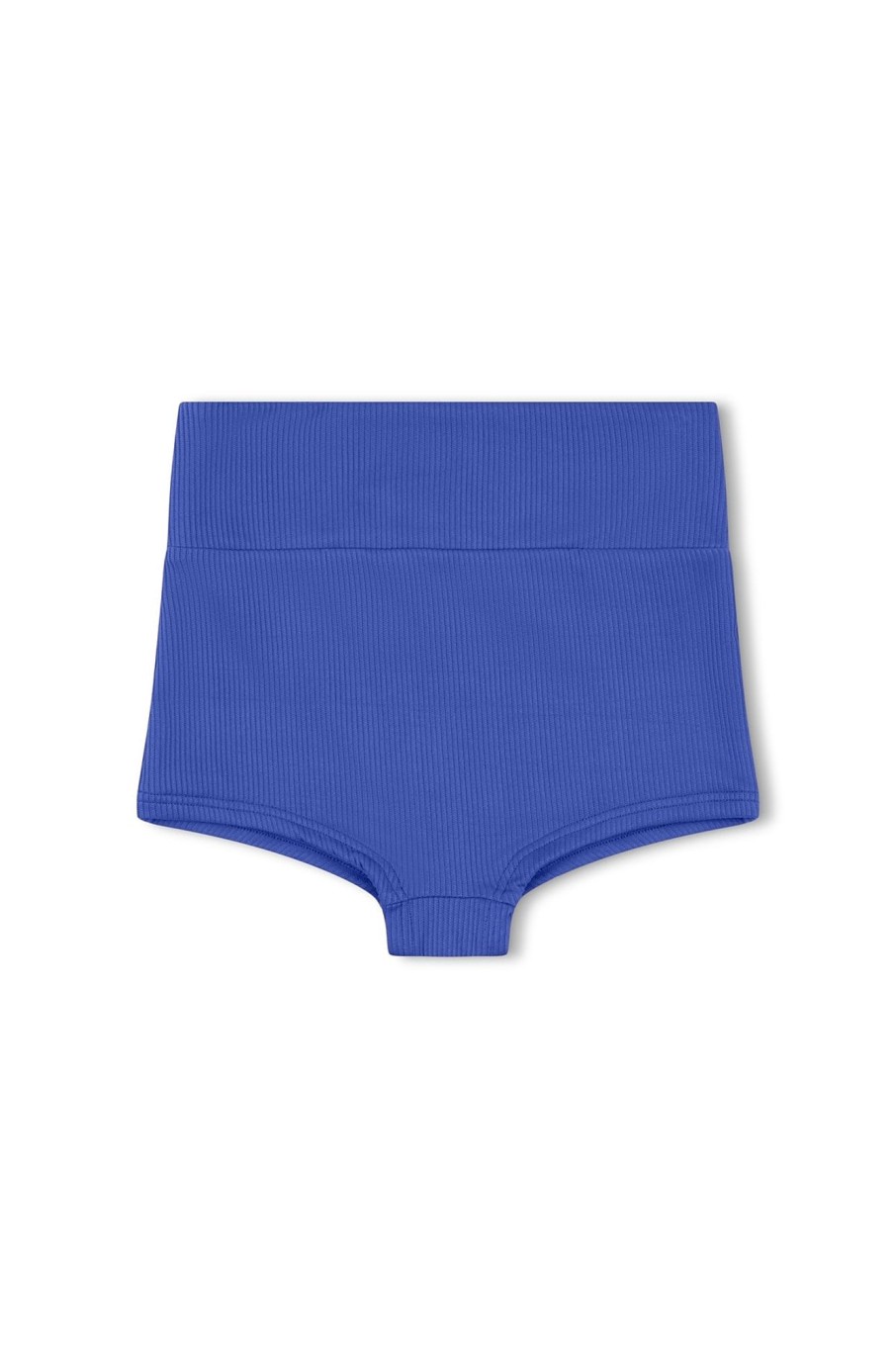 Swim Zulu & Zephyr | Mini Rib Logo Boy Short - Deep Blue