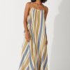 Apparel Zulu & Zephyr | Lagoon Stripe Organic Cotton Dress