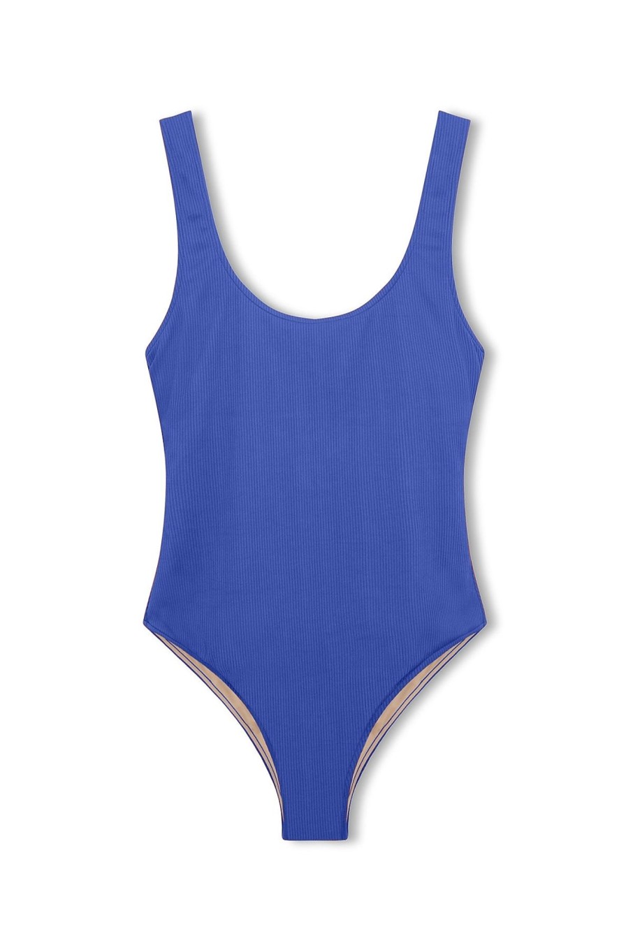 Swim Zulu & Zephyr | Signature Scooped Back One Piece - Deep Blue